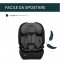 Chicco Seggiolino auto Gro-Up i-Size (76-150 cm) Pure Black