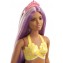  Bambola Barbie Dreamtopia Sirena Coda Arcobaleno Capelli Viola