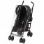 Safety 1st Slim Passeggino Leggero Compatto Reclinabile Chiusura Ombrello Parapioggia Incluso Nero Splatter Black