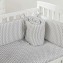 Completo Piumone per Lettino Picci Lella Zig Zag Grigio