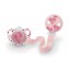 Set Succhietto Nuk Trendline Rosa + Catenella