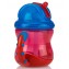 Tazza con Cannuccia Nuby Flip-It 240ml Rosso Blu