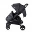 Passeggino Gemellare Lorelli Duo con Borsa Nero