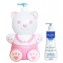 Detergente Delicato Mustela 500ml + Copriflacone Orsetto Rosa