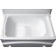 Kiby Cassettiera Fasciatoio Armonia Bianco con Vaschetta e 3 Cassetti