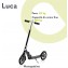 Lionelo Monopattino Luca Black Graphite