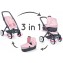 Passeggino e Carrozzina per Bambole Smoby B&eacute;b&eacute; Confort 3 in 1 Rosa