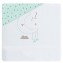 Set Lenzuolino Culla Pirulos Sweet NIghts in Maglia Bianco/Menta 50 x 80 cm