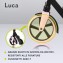 Lionelo Monopattino Luca Black Carbon Pink