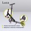 Lionelo Monopattino Luca Black Carbon Pink