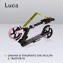 Lionelo Monopattino Luca Black Carbon Pink