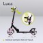 Lionelo Monopattino Luca Black Carbon Pink