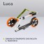 Lionelo Monopattino Luca Orange White