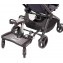 Pedana Lascal Buggyboard Maxi Universale per Passeggino con Sedile Grigio