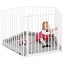 Recinzione BabyDan Park a Kid 5 Materasso Incluso Bianco
