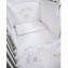 Completo Piumone Billo e Pallina 3 Pezzi Sfilabile Lettino Family Bear Bianco Avorio