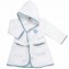 Accappatoio Chicco In Piquet Tenero Uccellino 12m+ Azzurro