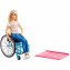 Bambola Barbie Fashionistas 132 Sedia a Rotelle 