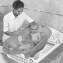 Vaschetta Onda Evolution Ok Baby Bianca + Kit Barre Supporto Posizione 6 mesi / 1 anno