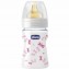 Biberon Chicco Nature Glass 150 ml Tettarella In Caucciù Girl