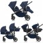 Trio Gemellare Brevi Ovo Twin Blue Jeans