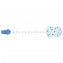 Clip Chicco Con Catenella Azzurro Stelle