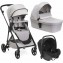Trio Chicco Seety Florence Beige con Seggiolino Kory Essential i-Size Black