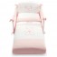 Completo Piumone Lettino Pali Loving Bear Rosa