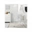 Culla Azzurra Design Funky Avana + Materasso + Paracolpi + Piumone +Velo