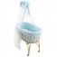 Culla Pali Sweeties Azzurro con Velo