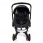 Seggiolino Auto Passeggino Doona 2 In 1 Midnight Limited Edition con Borsa