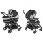Duo Chicco Love Up Jet Black + Seggiolino Auto Oasys 0+ Cool Grey