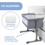 Chicco Culla Next2Me Essential Stone Re LuxAltezza Regolabile, Inclinabile, Buona Circolazione dell'Aria, Materasso e Borsa