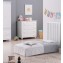 Il lettino trasformabile Glam di Azzurra Design accompagna i vostri bambini dalla nascita fino a 3 anni. Si può trasformare da culla con funzione co-sleeping a lettino completo.  Utilizzabile in 9 modi diversi:      Culla: con sponda laterale abbassabile,