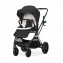 Trio Lorelli Glory Black + Seggiolino Auto i-Sieze Portata 22 Kg