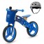 Bici senza Pedali Kinderkraft Runner con Casco Galaxy Blu