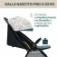 Chicco Passeggino Glee Joyful Teal Portata 22 kg Chiusura Automatica + Parapioggia