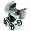 Carrozzina Pali Magnifico Cool Gray Telaio Bianco