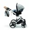 Ovetto Pali Magnifico Cool Gray Telaio Bianco