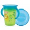 Tazza Nuby Wonder Cup 360° 240ml Verde Azzurro