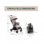 Passeggino Chicco Goody XPlus Sandshell chiusura automatica Portata 22 kg