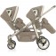 Passeggino Gemellare Brevi Ovo Twin Tortora