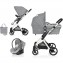 Trio Brevi Presto Reversibile Mobility Grigio Melange