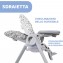 Seggiolone Chicco Polly Progres5 Anthracite Trasformabile in Rialzo Sedia Bambini
