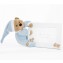 Portafoto Legno Nanan Puccio Bianco Azzurro Pile 18 x 13 cm