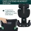 Chicco Seggiolino Auto Isofix Quizy i-Size Black Reclinabile da 3-12 Anni da 100-150 cm