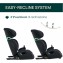 Chicco Seggiolino Auto Isofix Quizy i-Size Black Reclinabile da 3-12 Anni da 100-150 cm