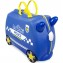 Valigia Cavalcabile Trunki L'Auto Della Polizia Percy