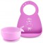 Set Pappa Chicco Easy Start in Silicone Rosa 6m+