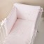 Completo Piumone Sfilabile Nanan 4 pz Fiocco Rosa